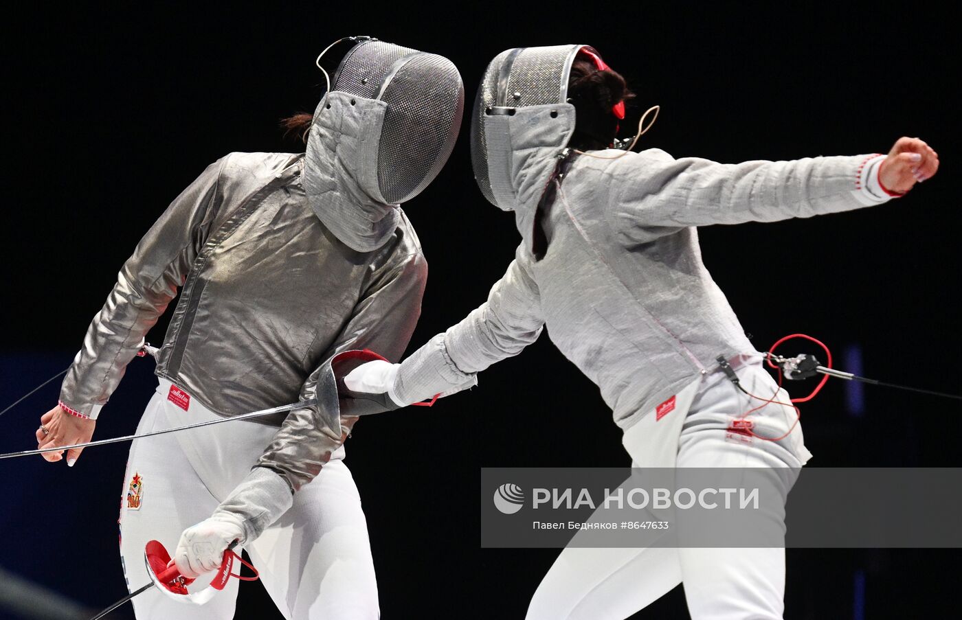 Соревнования по фехтованию "Московская сабля". Женщины 