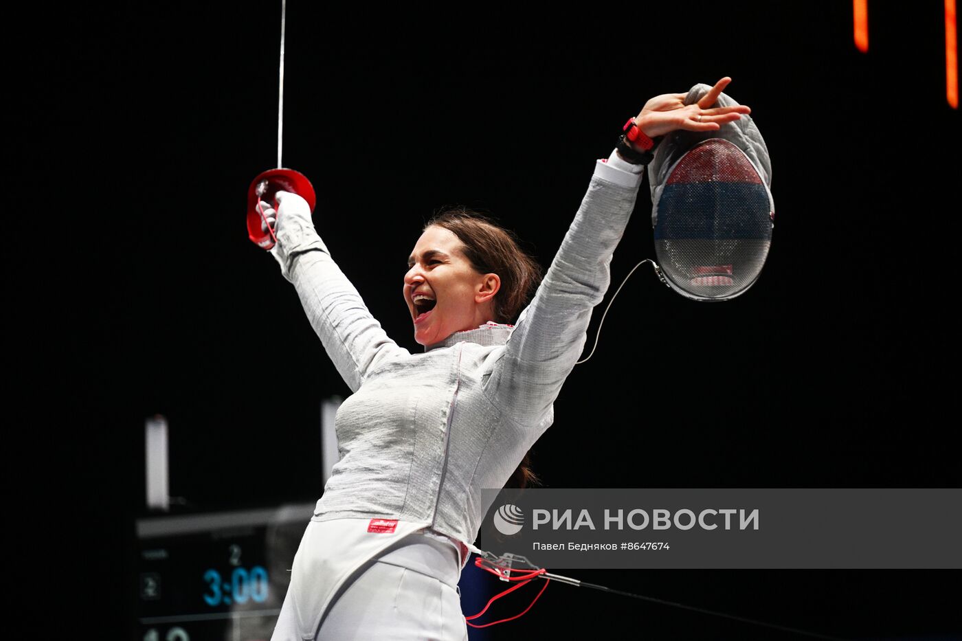 Соревнования по фехтованию "Московская сабля". Женщины