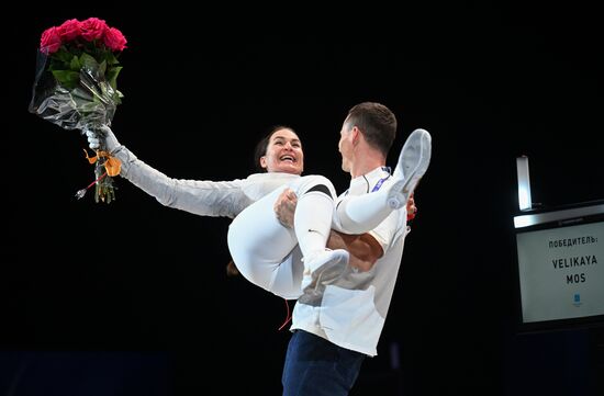 Соревнования по фехтованию "Московская сабля". Женщины 