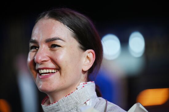 Соревнования по фехтованию "Московская сабля". Женщины 