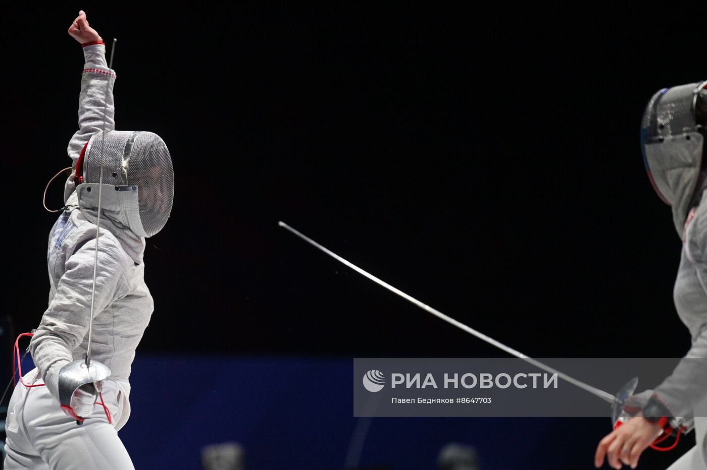 Соревнования по фехтованию "Московская сабля". Женщины