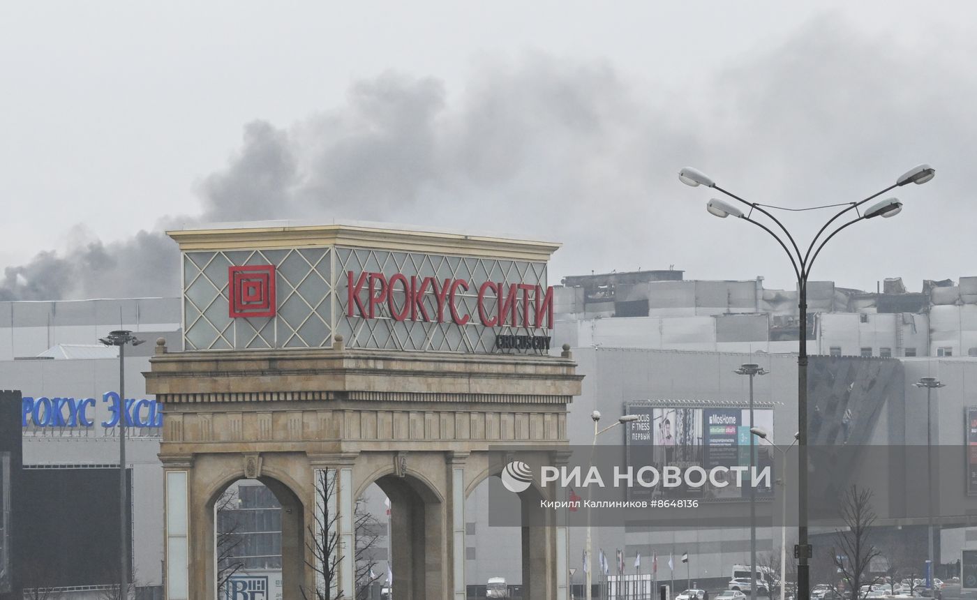 Последствия стрельбы в "Крокус Сити Холле"