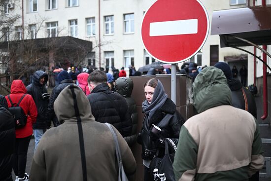 Сдача донорской крови для пострадавших в "Крокус Сити Холле"