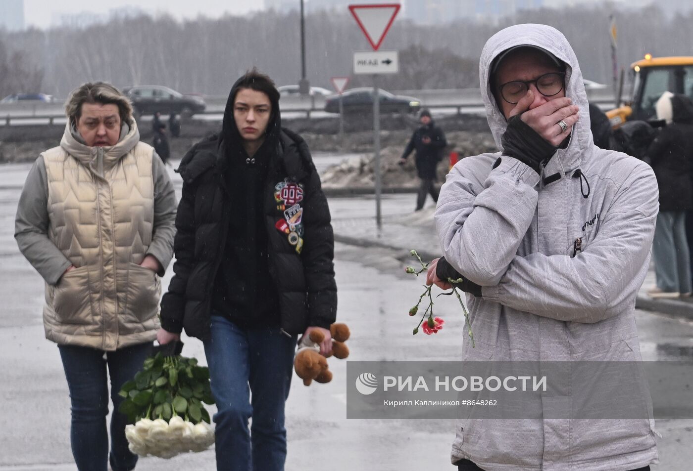 Последствия стрельбы в "Крокус Сити Холле" 