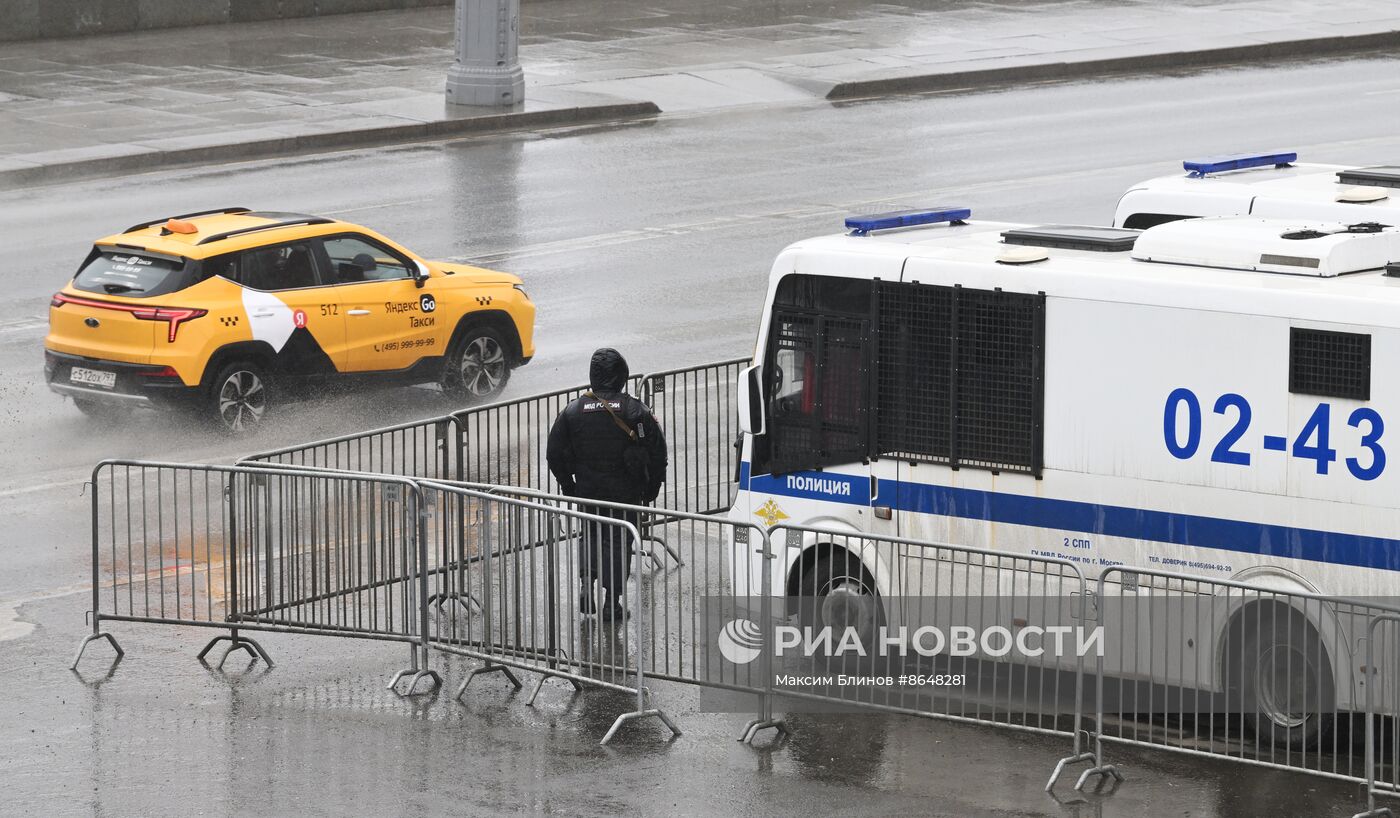 Усиления мер безопасности в Москве