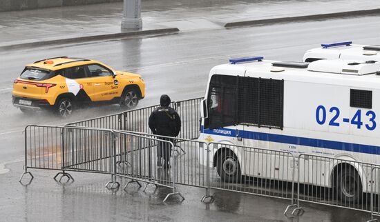 Усиления мер безопасности в Москве