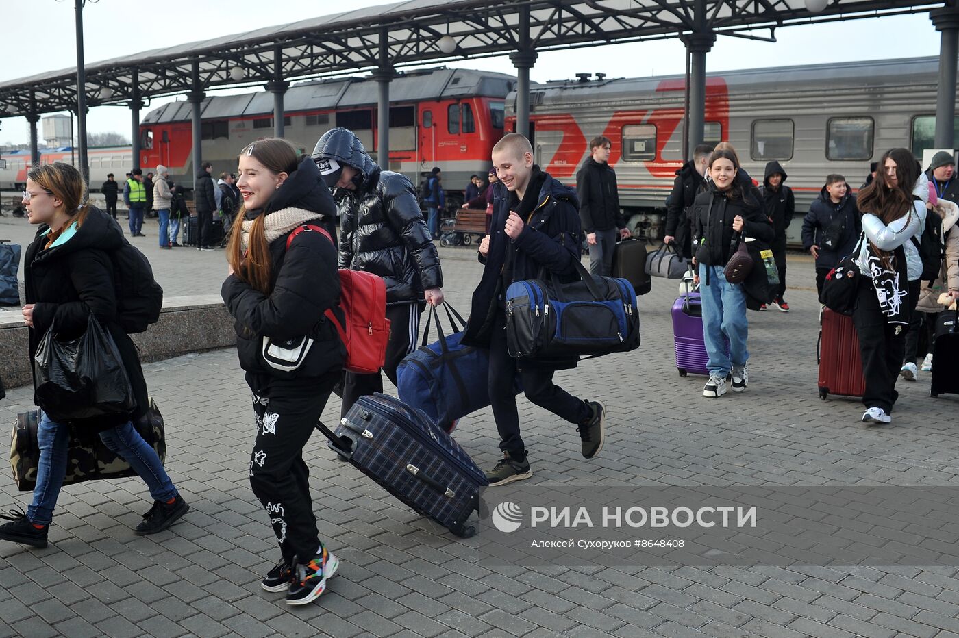 Дети из Белгородской области прибыли в Тамбов