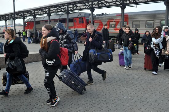 Дети из Белгородской области прибыли в Тамбов