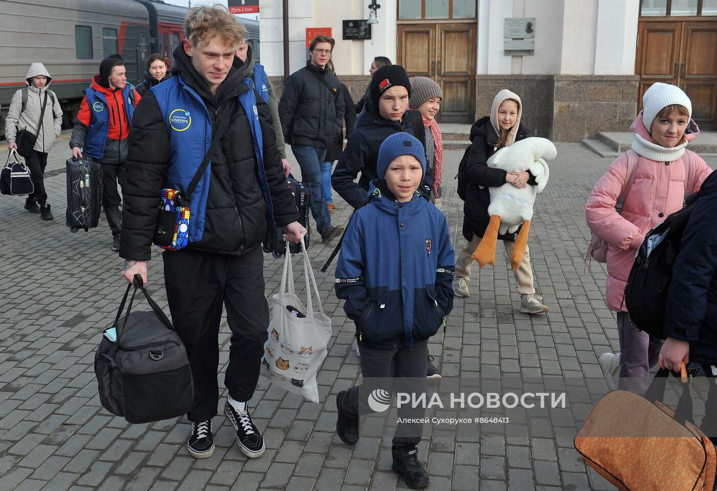 Дети из Белгородской области прибыли в Тамбов