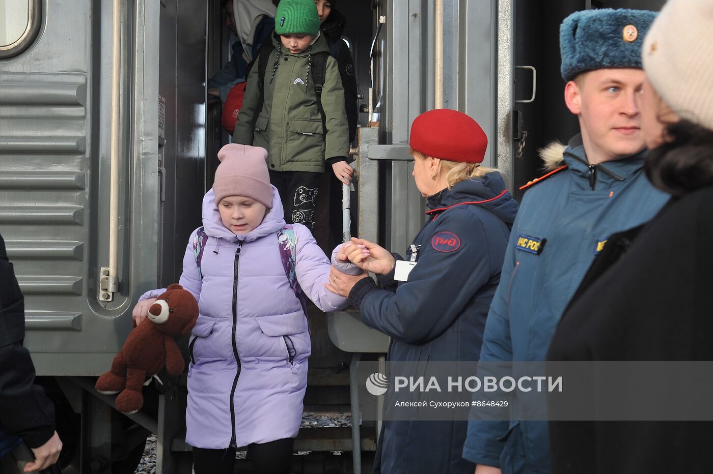 Дети из Белгородской области прибыли в Тамбов