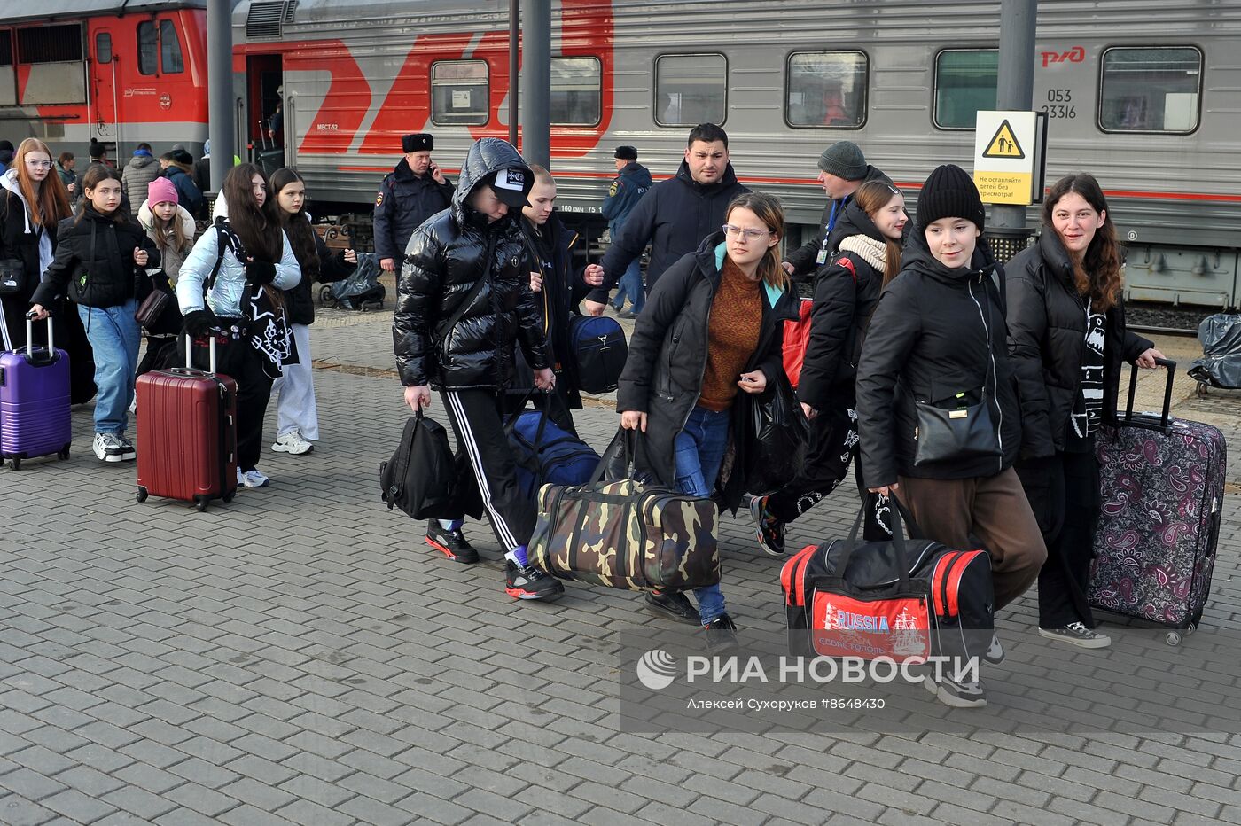 Дети из Белгородской области прибыли в Тамбов