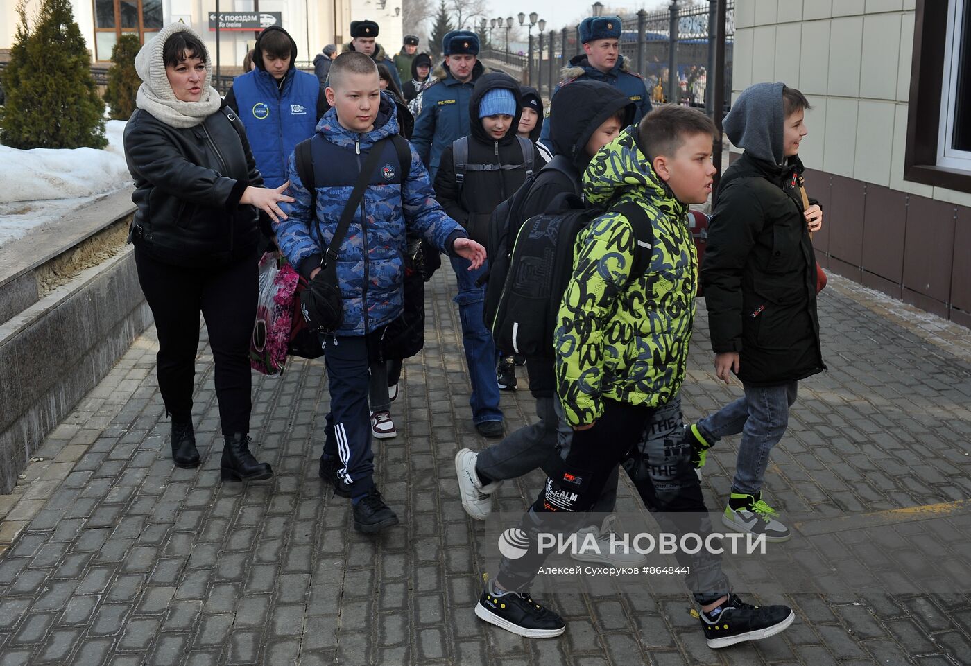 Дети из Белгородской области прибыли в Тамбов