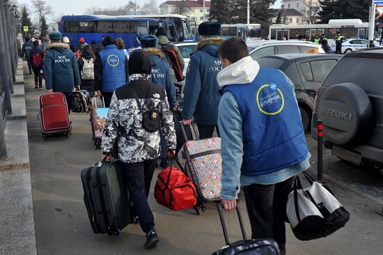 Дети из Белгородской области прибыли в Тамбов