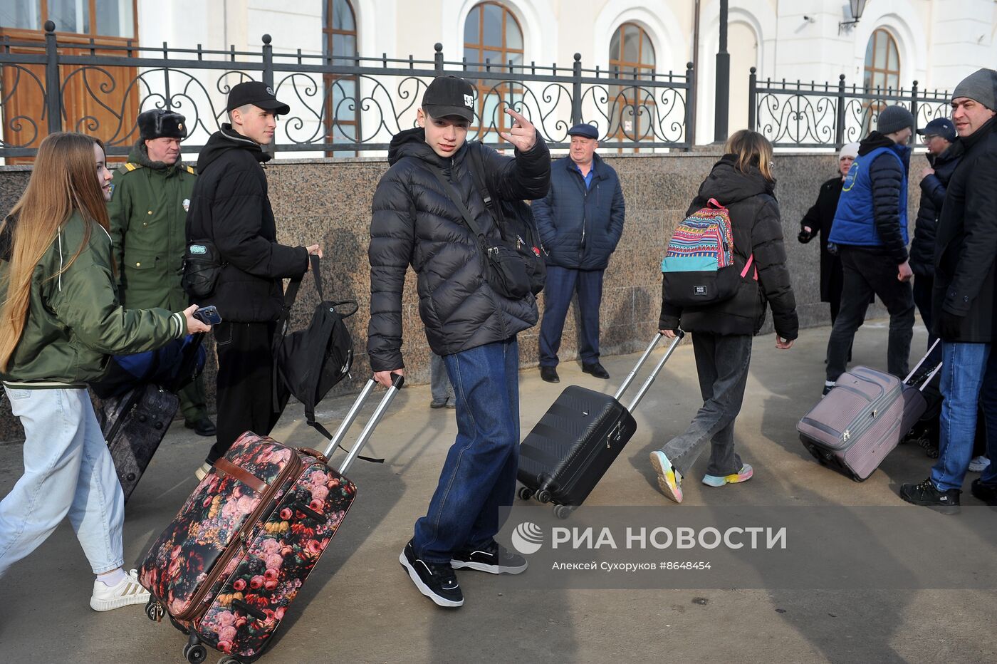 Дети из Белгородской области прибыли в Тамбов