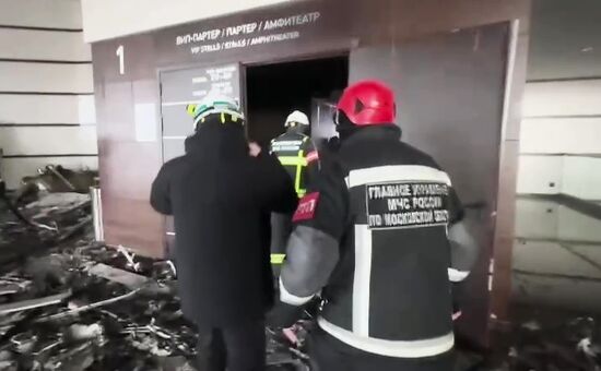 Последствия стрельбы в "Крокус Сити Холле" 