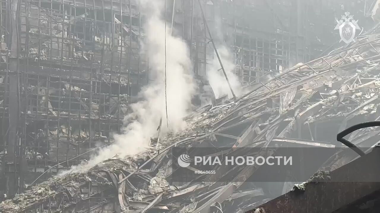 Последствия стрельбы в "Крокус Сити Холле"