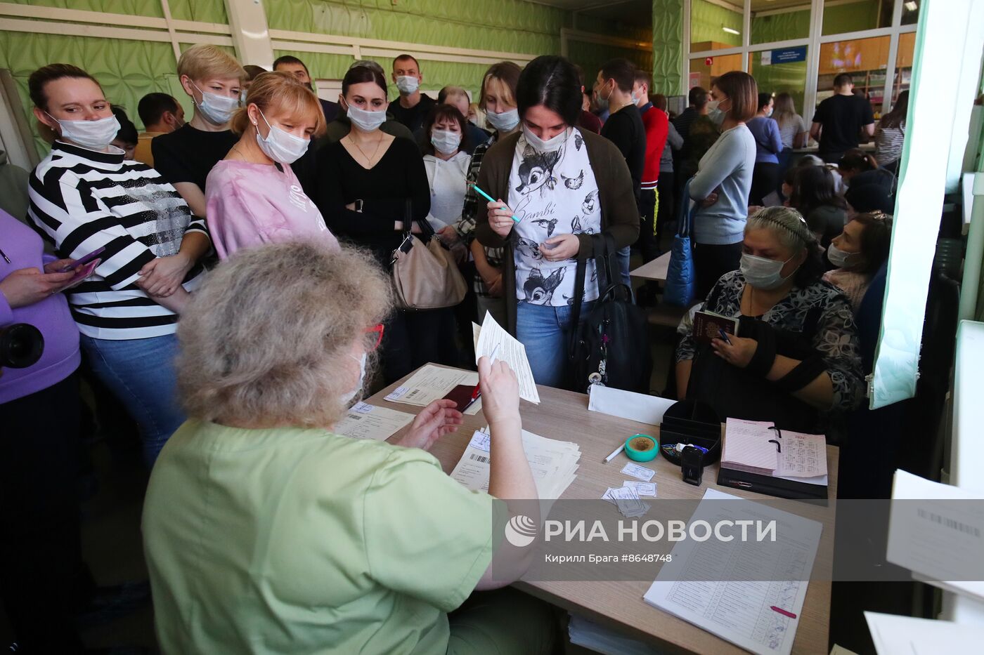 Сдача донорской крови для пострадавших в "Крокус Сити Холле"