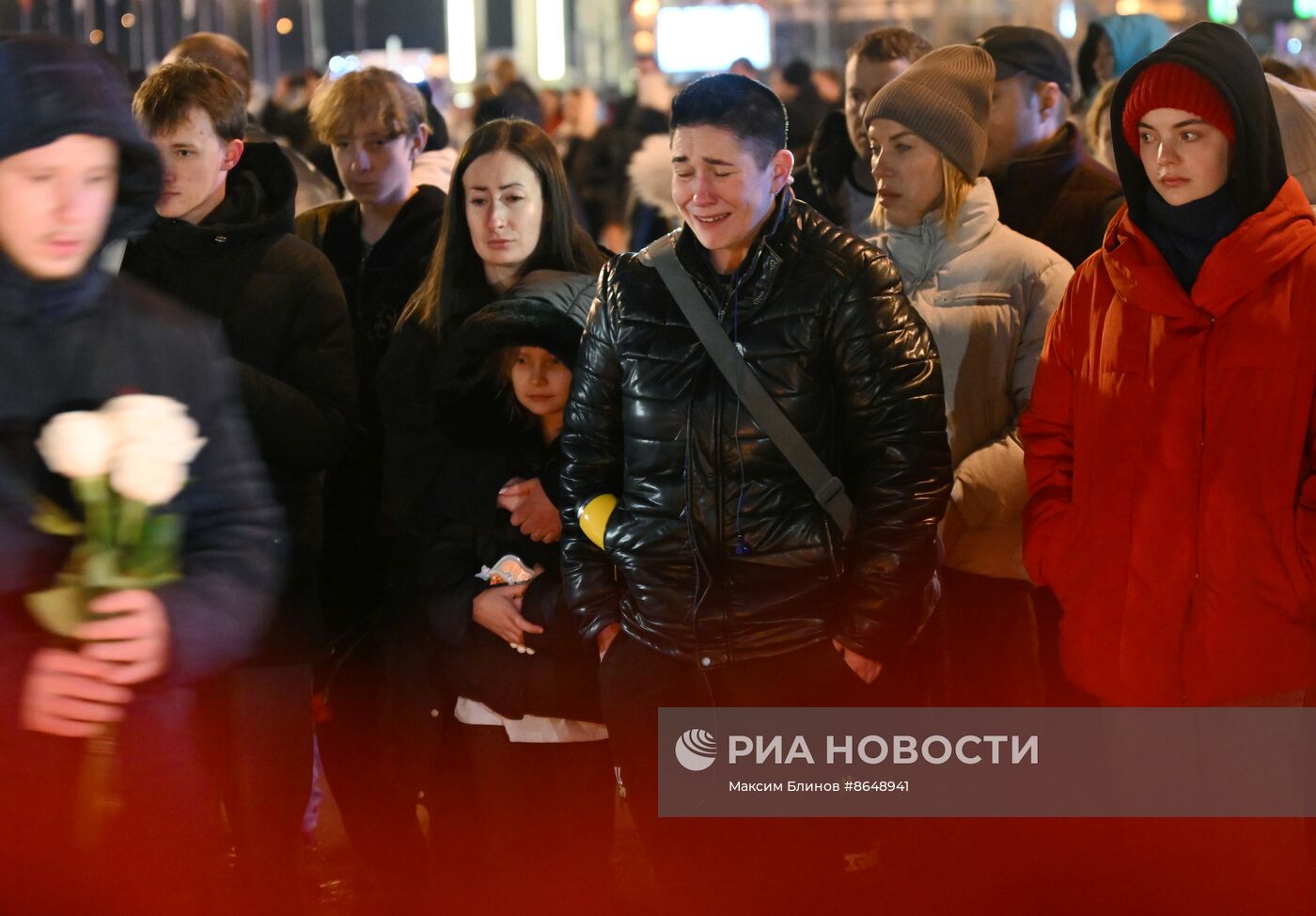 Акции памяти жертв теракта в "Крокус Сити Холле"