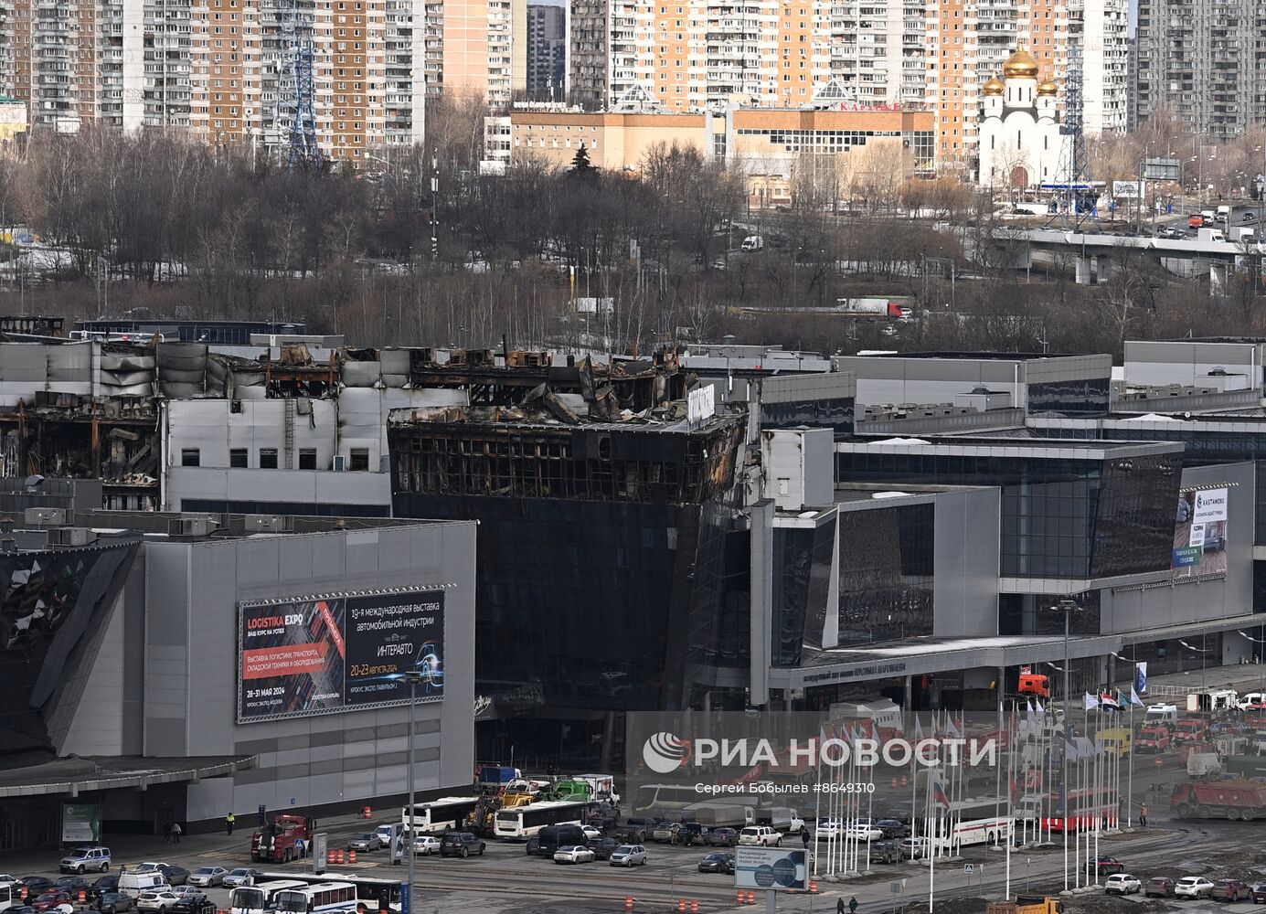 Обстановка у "Крокус Сити Холл"