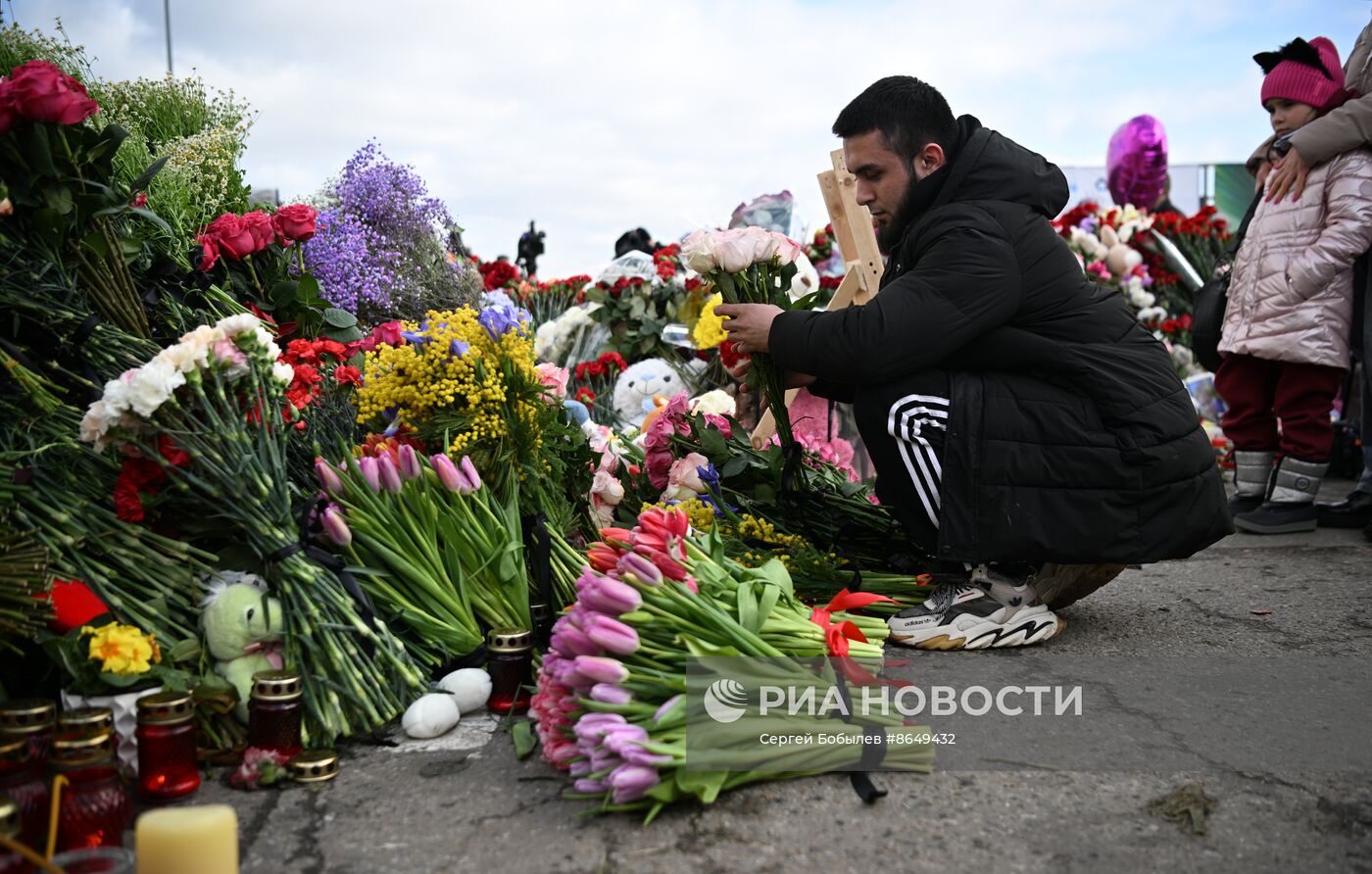 Обстановка у "Крокус Сити Холл"