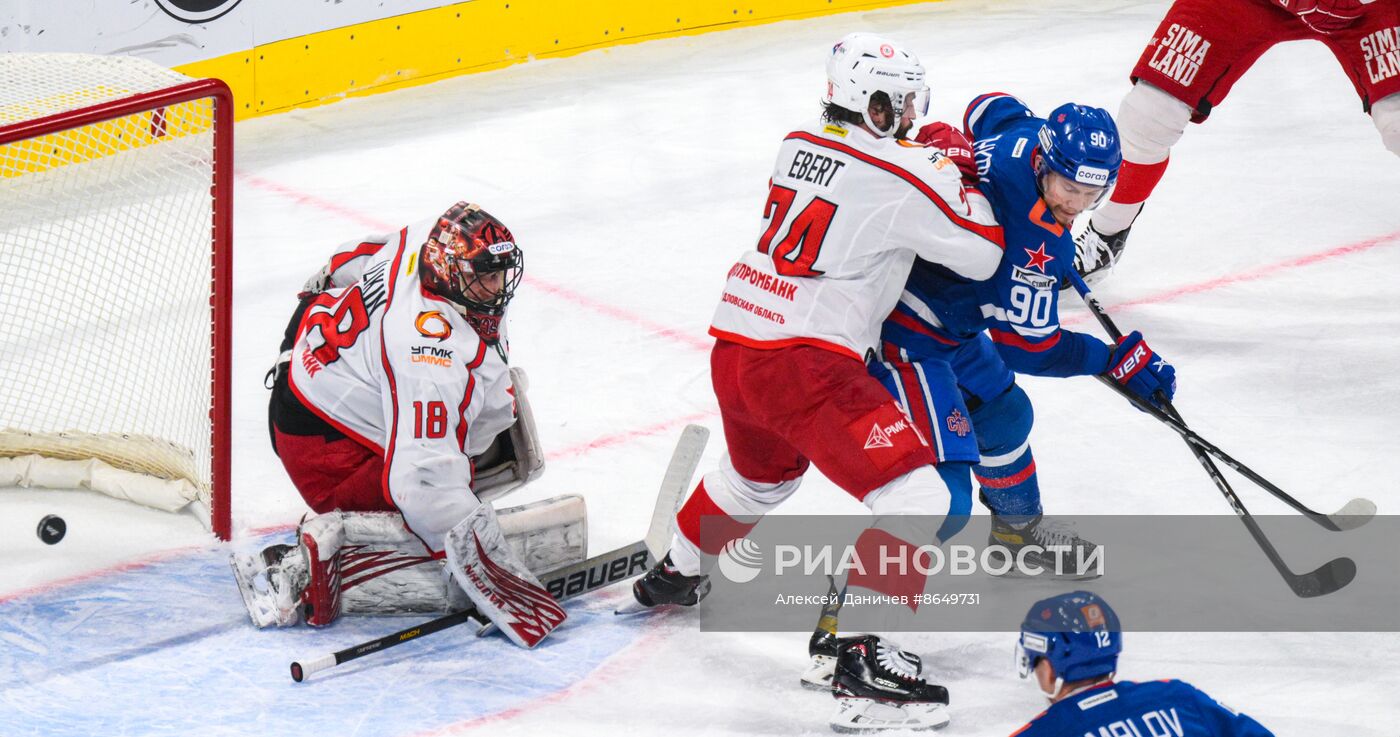 Хоккей. КХЛ. Матч СКА - "Автомобилист"