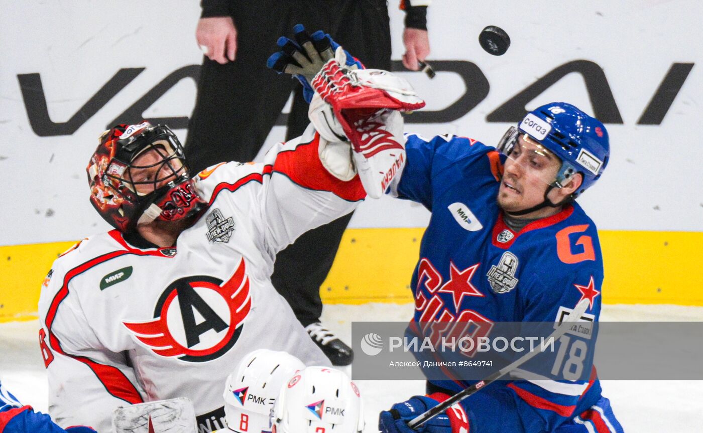 Хоккей. КХЛ. Матч СКА - "Автомобилист"