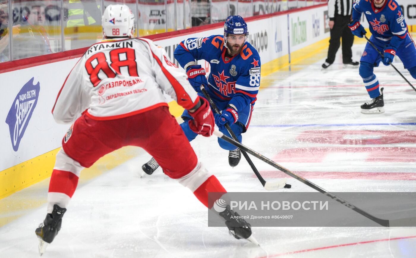 Хоккей. КХЛ. Матч СКА - "Автомобилист"