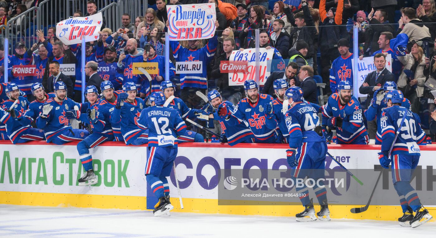 Хоккей. КХЛ. Матч СКА - "Автомобилист"