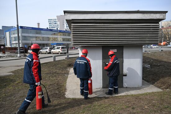 Подготовка энергетического хозяйства Москвы к паводкам