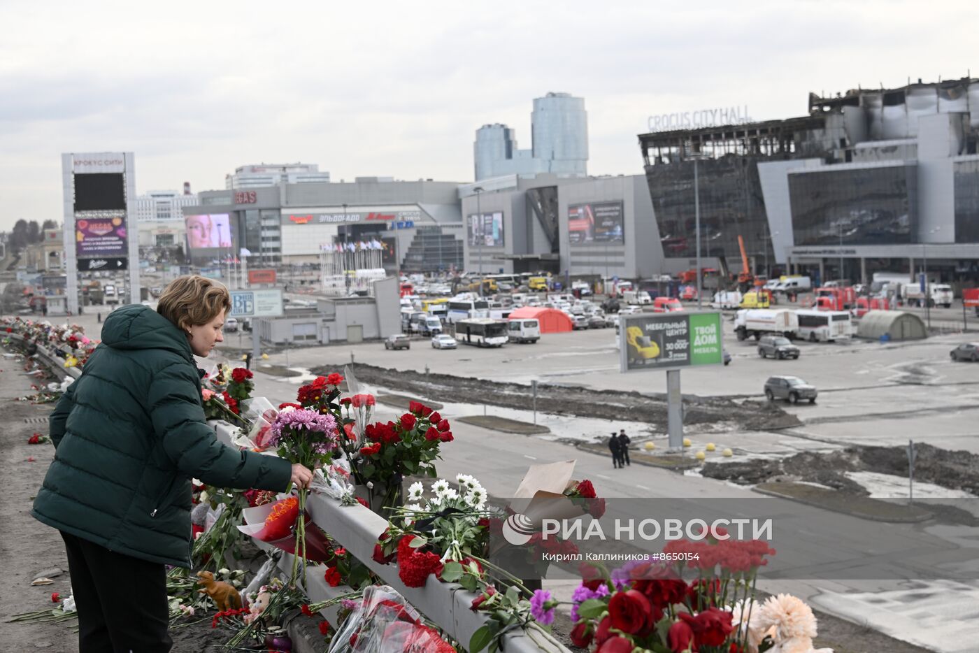 Обстановка у "Крокус Сити Холл"