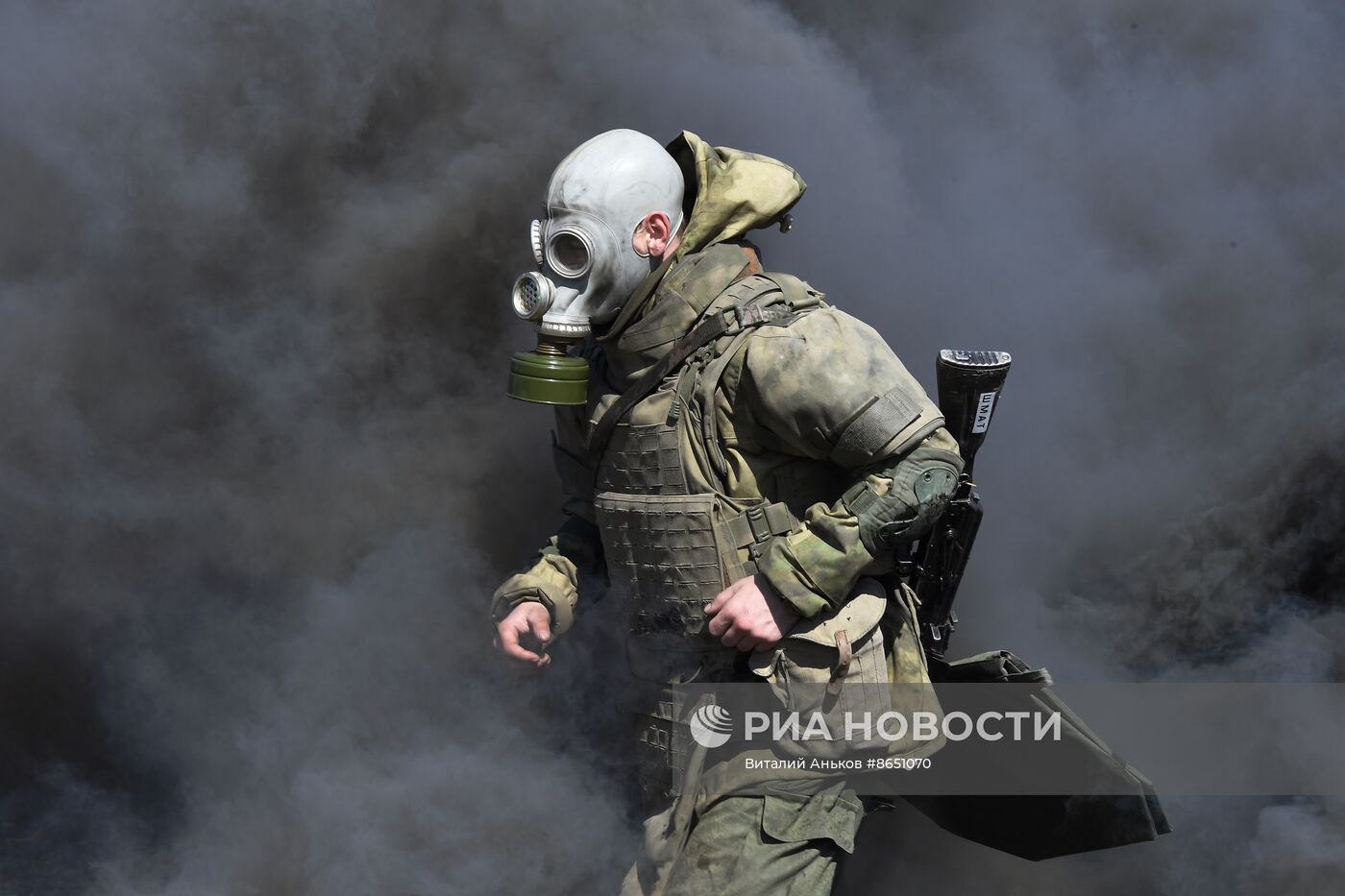 Подготовка морских пехотинцев ТОФ на полигоне в Приморском крае