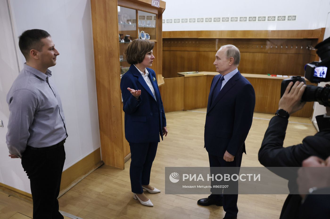 Рабочая поездка президента РФ В. Путина в Центральный федеральный округ