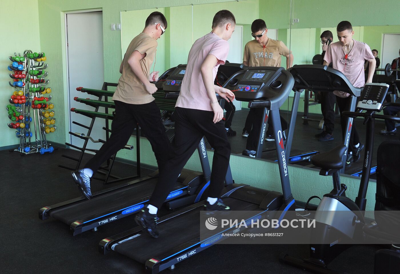 Дети из Белгородской области в спортивно-оздоровительном лагере в Тамбовской области