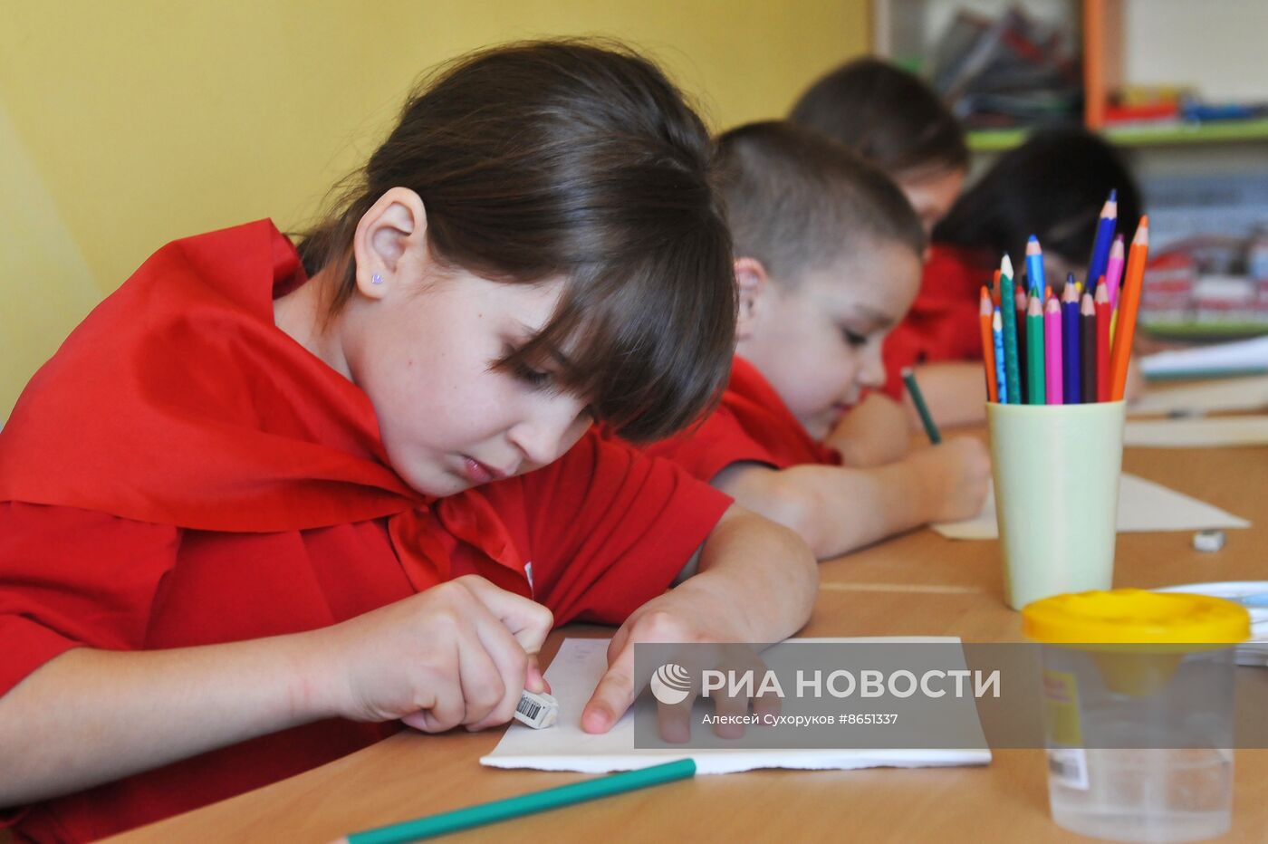 Дети из Белгородской области в спортивно-оздоровительном лагере в Тамбовской области