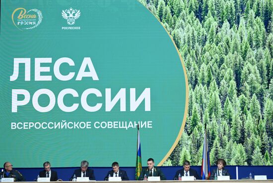Выставка "Россия". Всероссийское совещание "Леса России: основные итоги работы лесного хозяйства России в 2023 году и задачи на 2024 год"