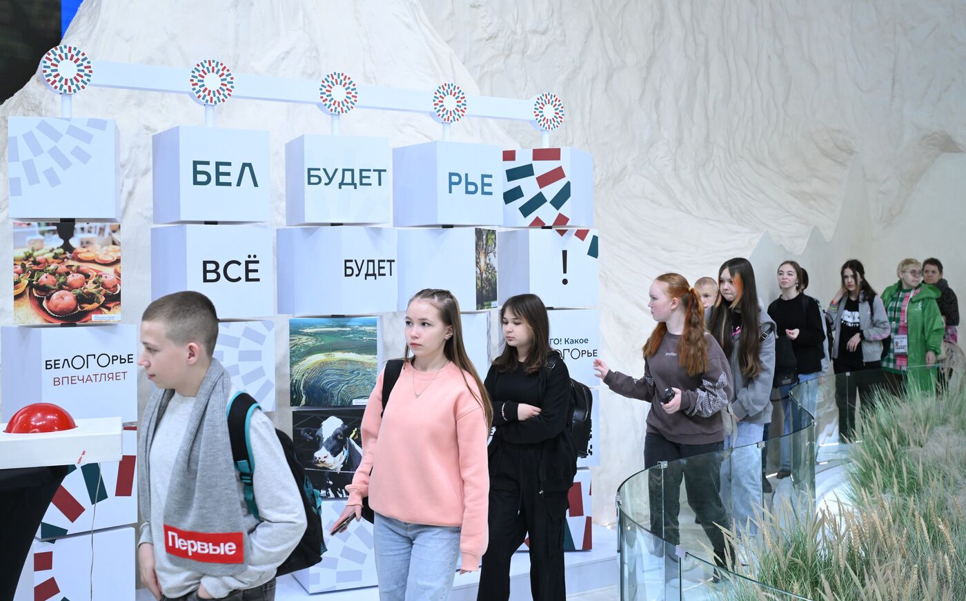 Работа выставки "Россия"
