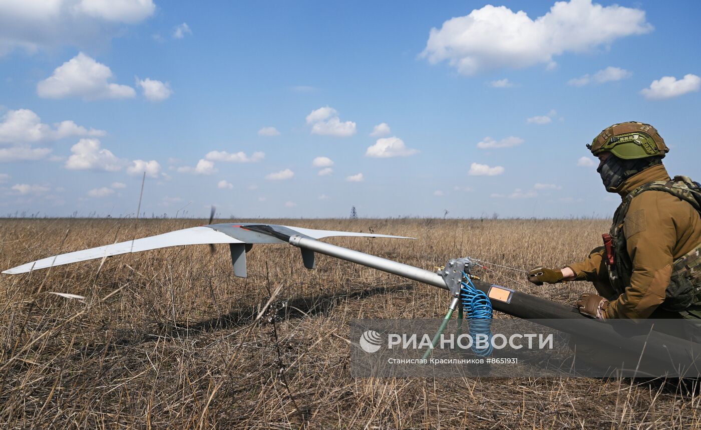 Боевая работа операторов БПЛА группировки "Центр" на Авдеевском направлении СВО