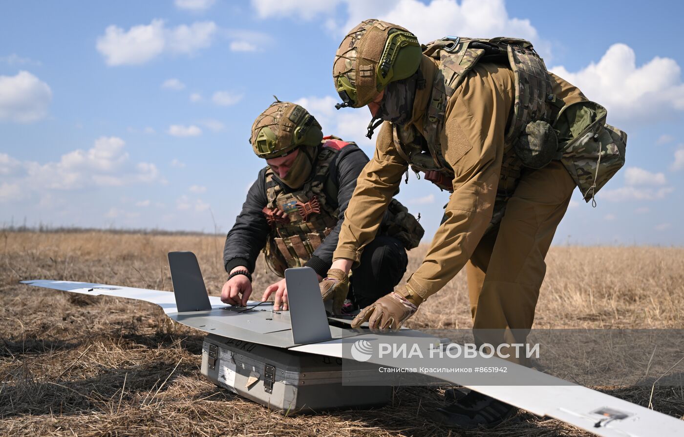 Боевая работа операторов БПЛА группировки "Центр" на Авдеевском направлении СВО