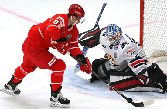 Хоккей. КХЛ. Матч "Спартак" - "Металлург Мг"