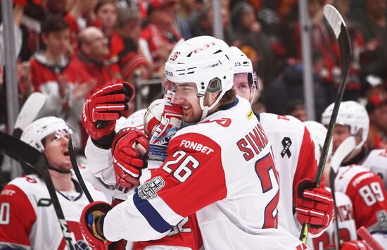 Хоккей. КХЛ. Матч "Авангард" - "Локомотив"