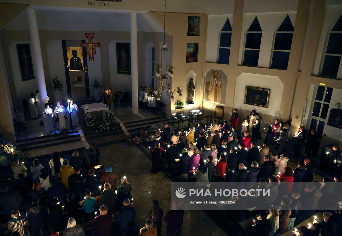 Празднование католической Пасхи 