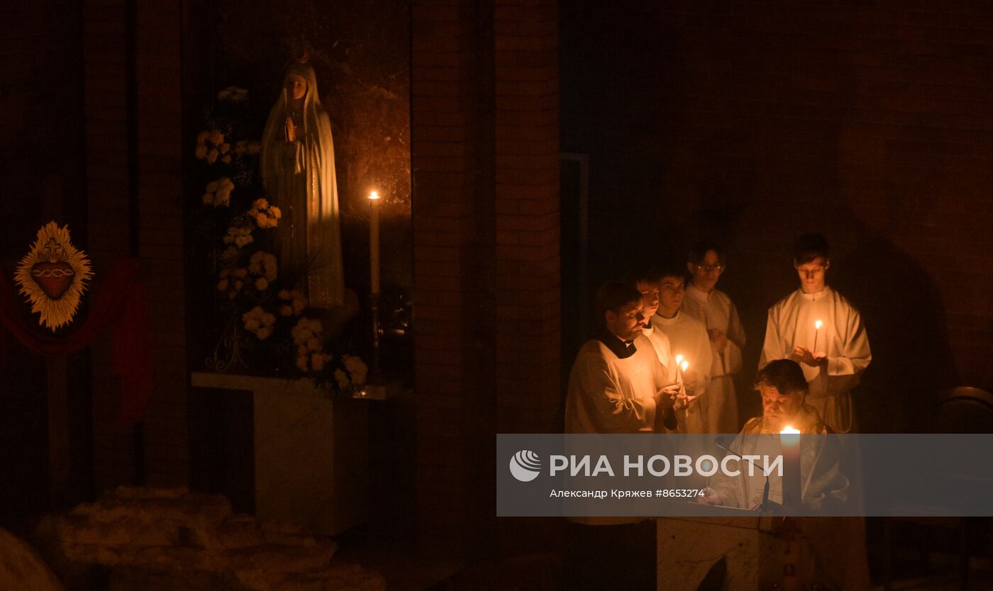 Празднование католической Пасхи 