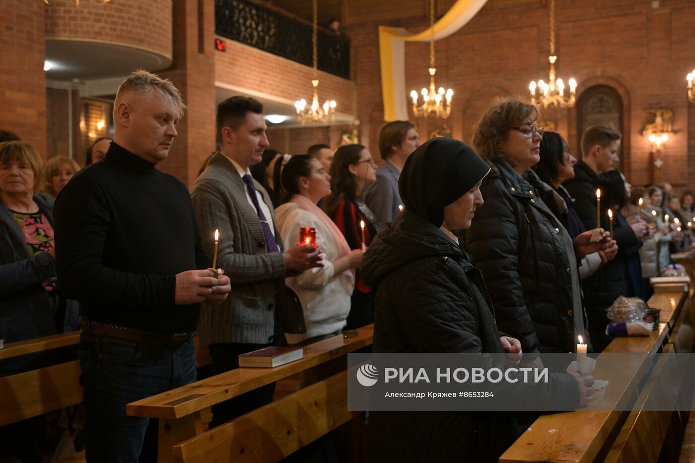 Празднование католической Пасхи 