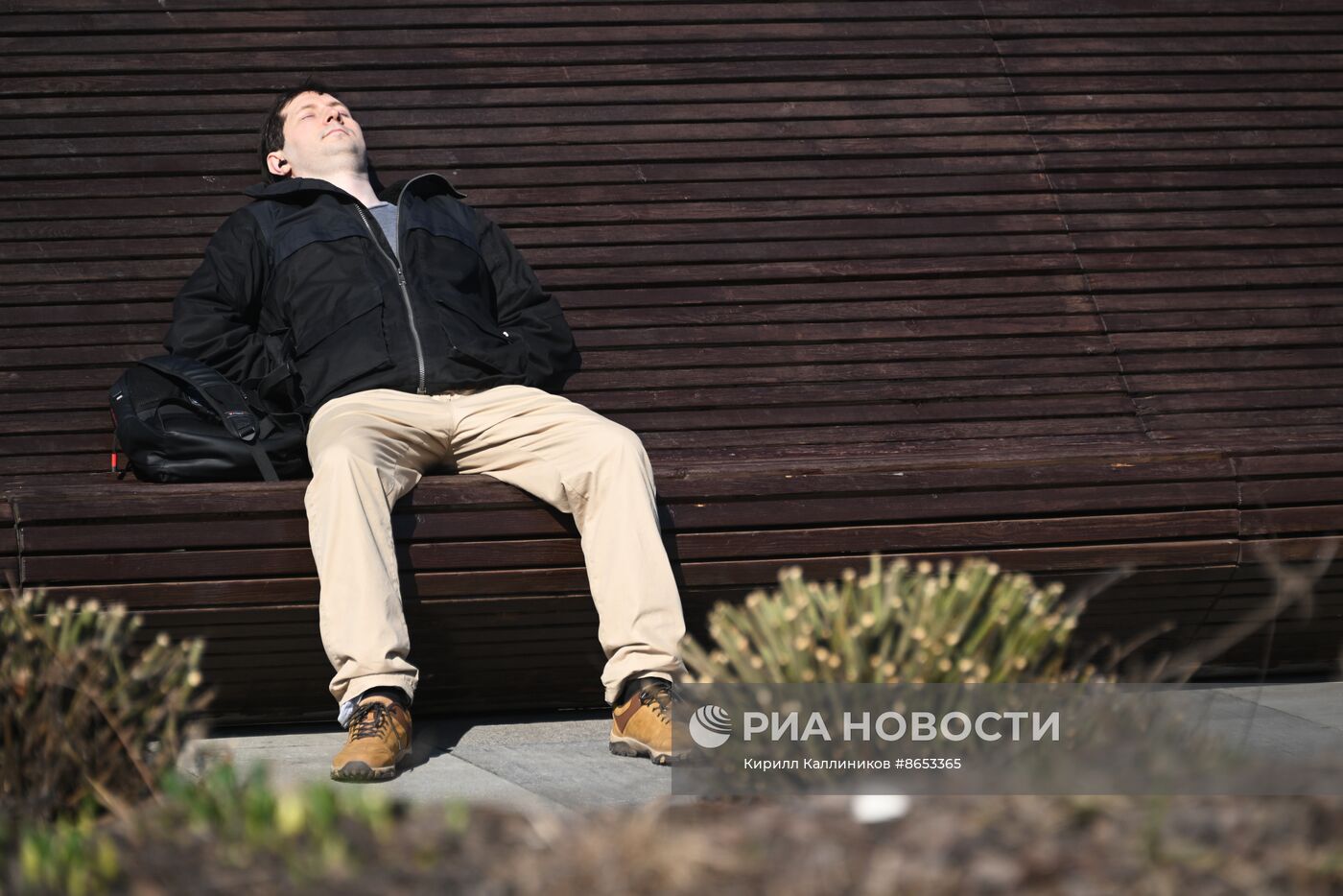 Теплая погода в Москве
