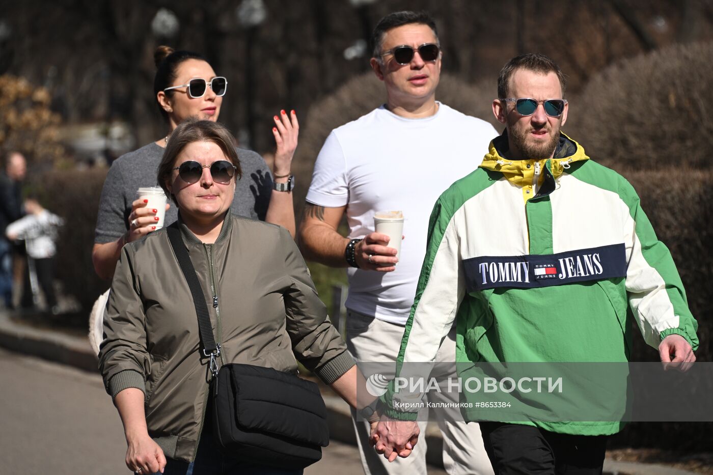 Теплая погода в Москве