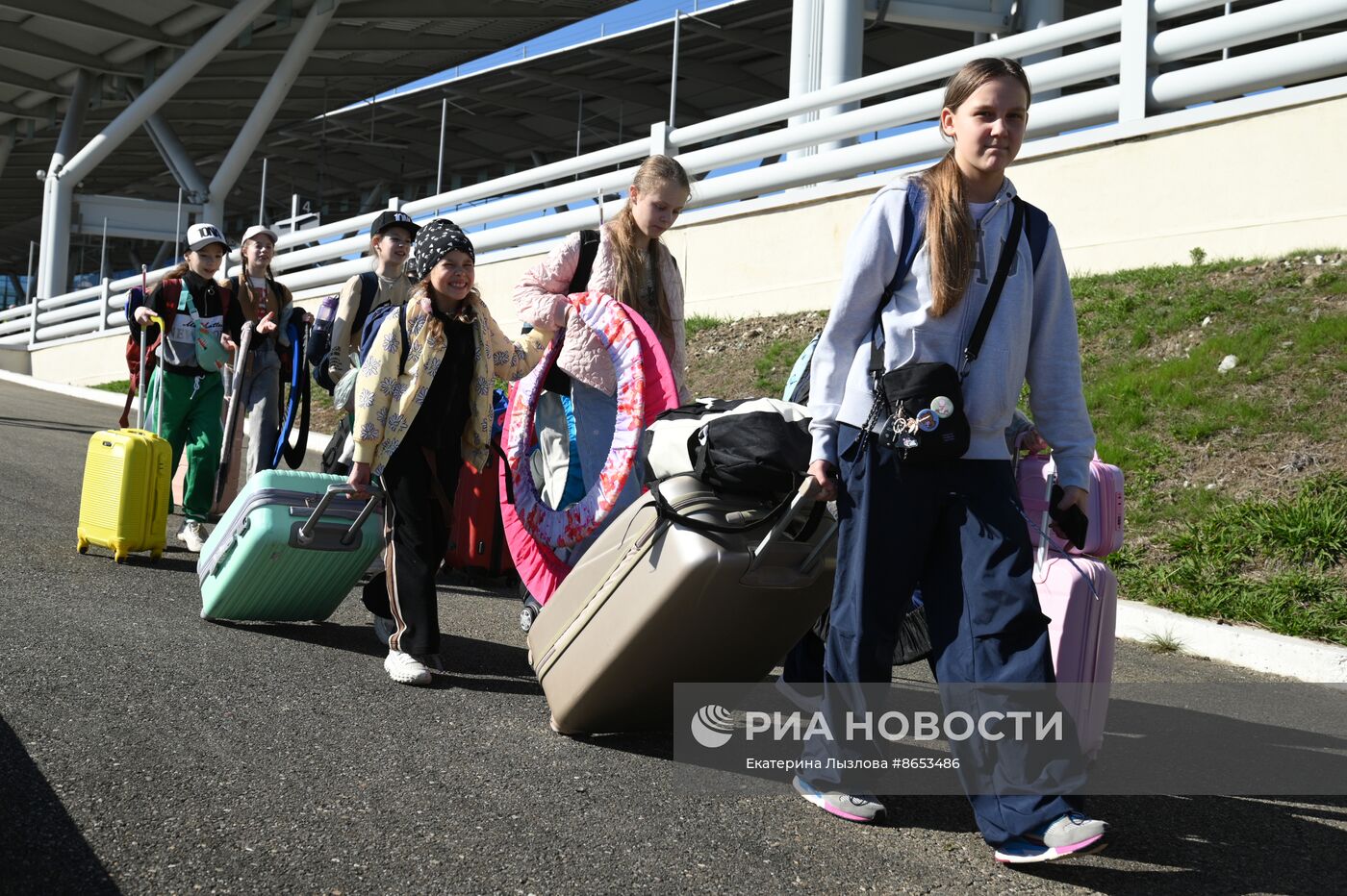 Приезд детей из Белгородской области в Сочи