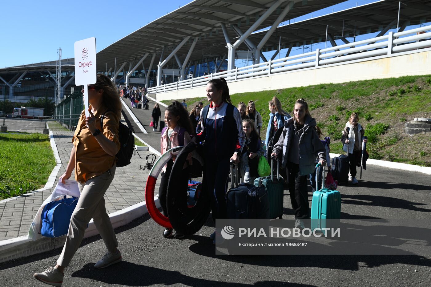 Приезд детей из Белгородской области в Сочи