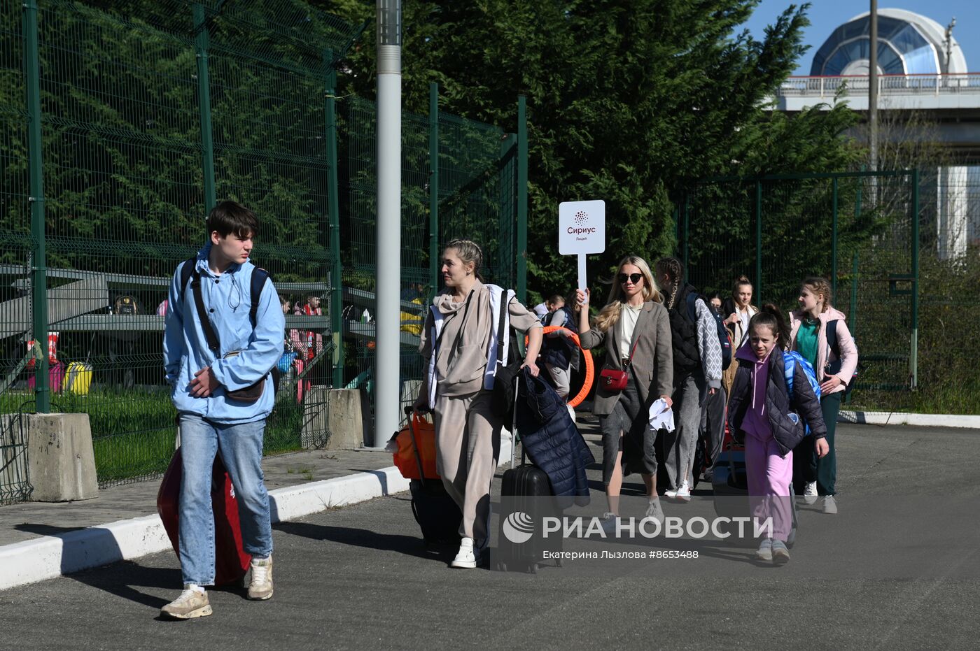 Приезд детей из Белгородской области в Сочи