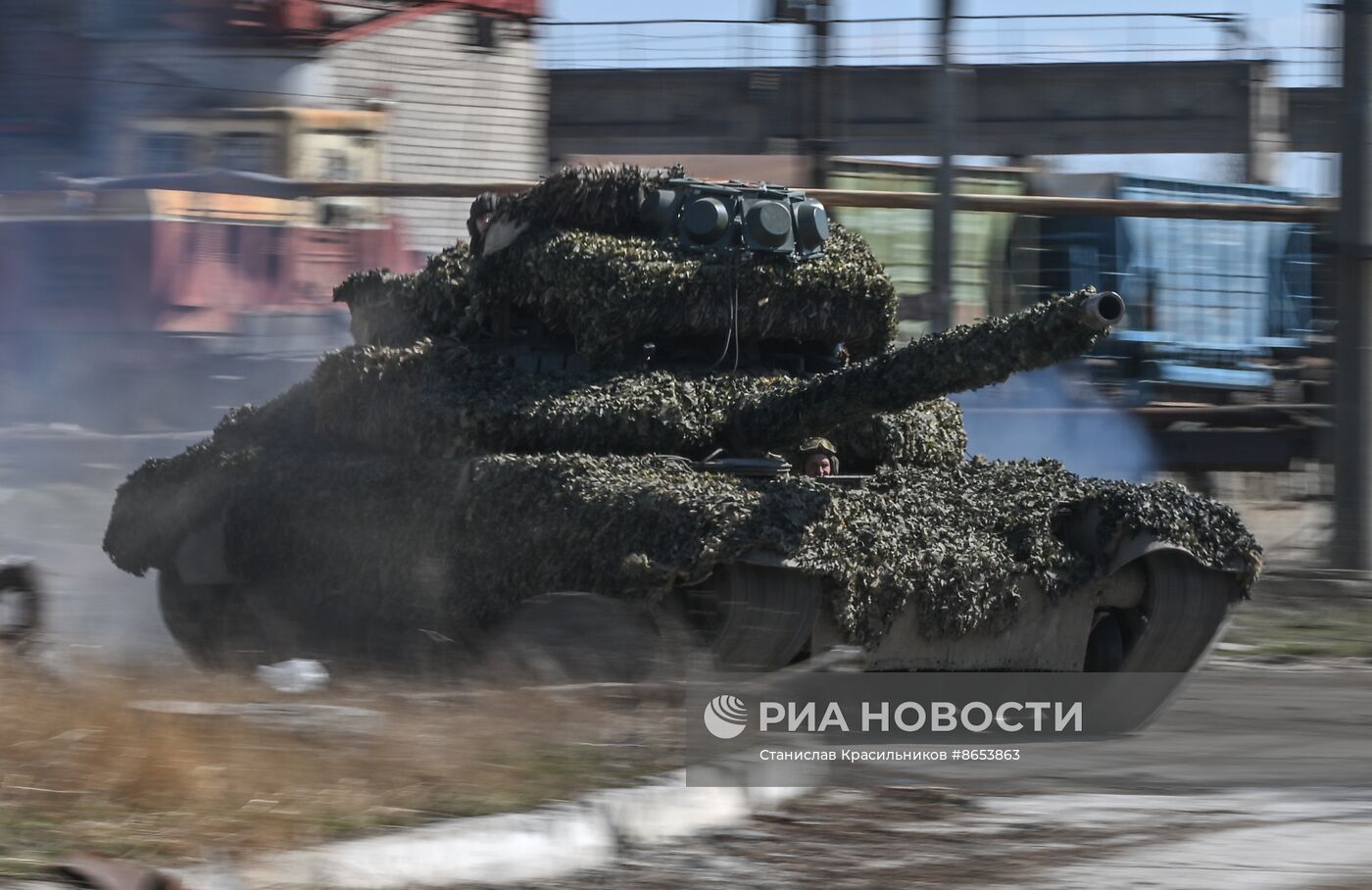 Боевая работа танкистов группировки "Центр" на Авдеевском направлении