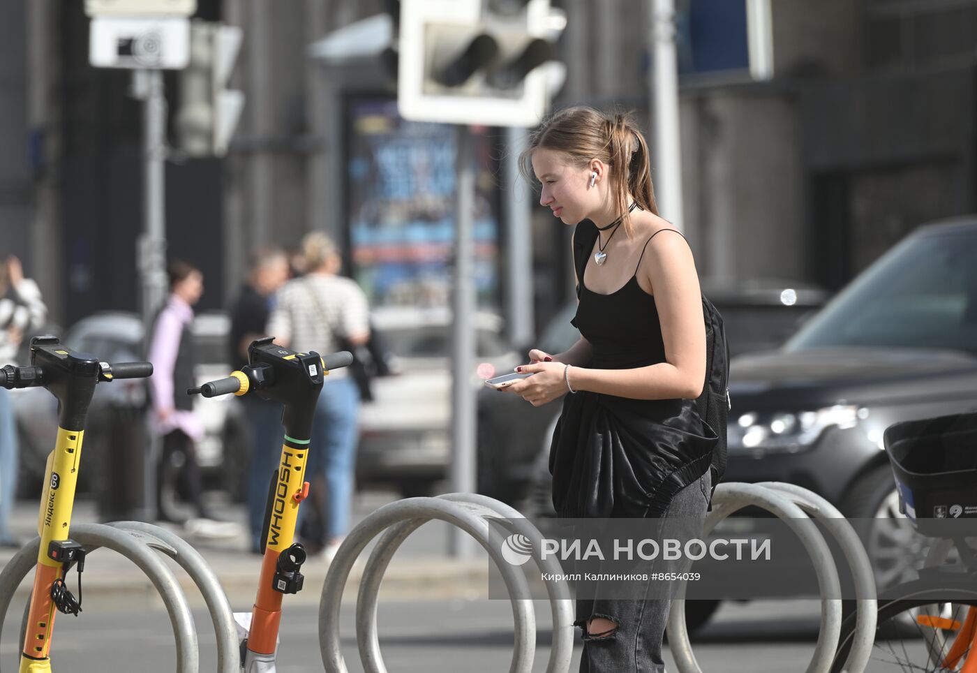 Теплая погода в Москве